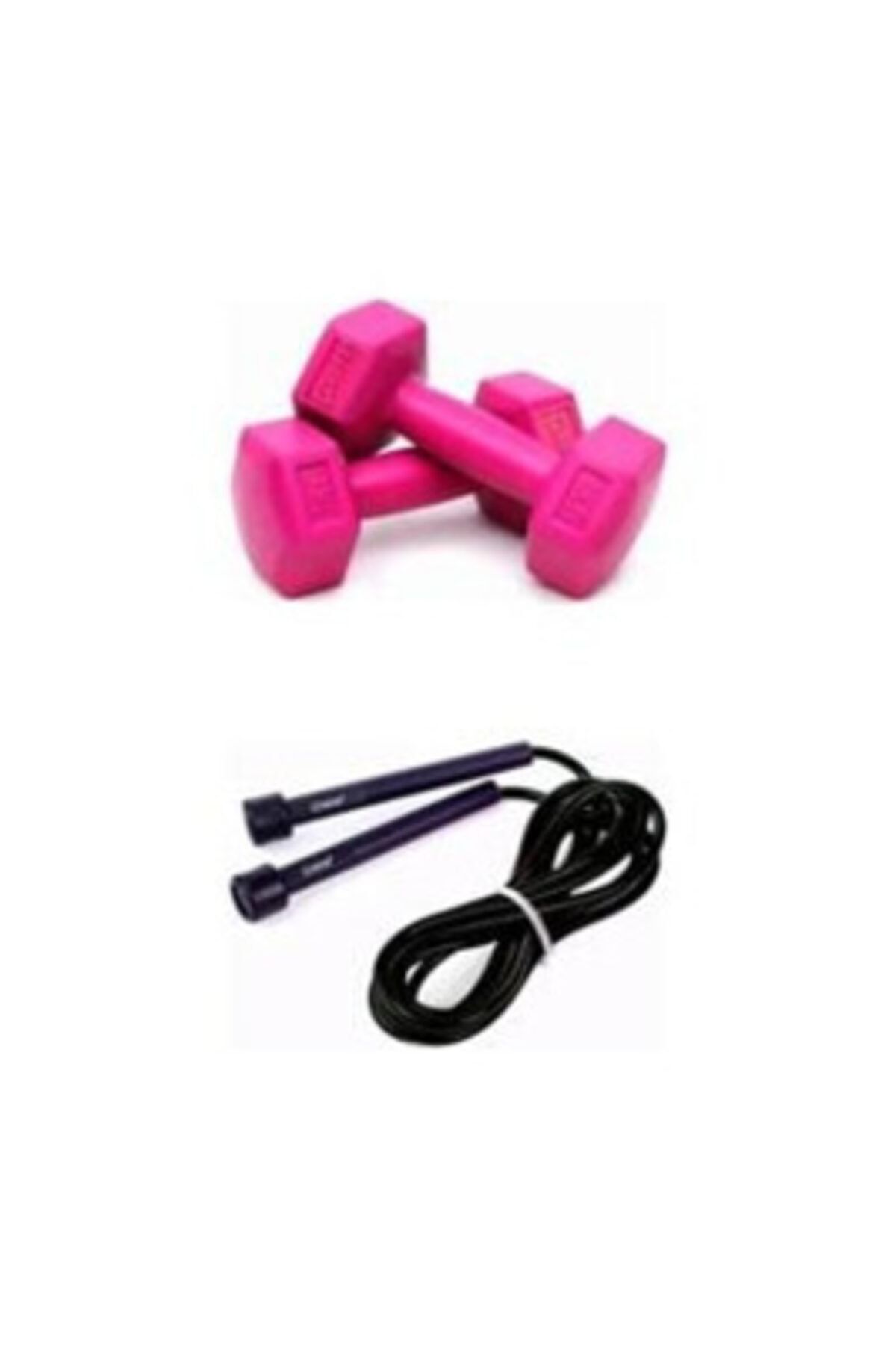 Cosfer 1 Kg*2 Adet Dambıll Pembe Renkli + 1 Adet Siyah Atlama Ipi Premium