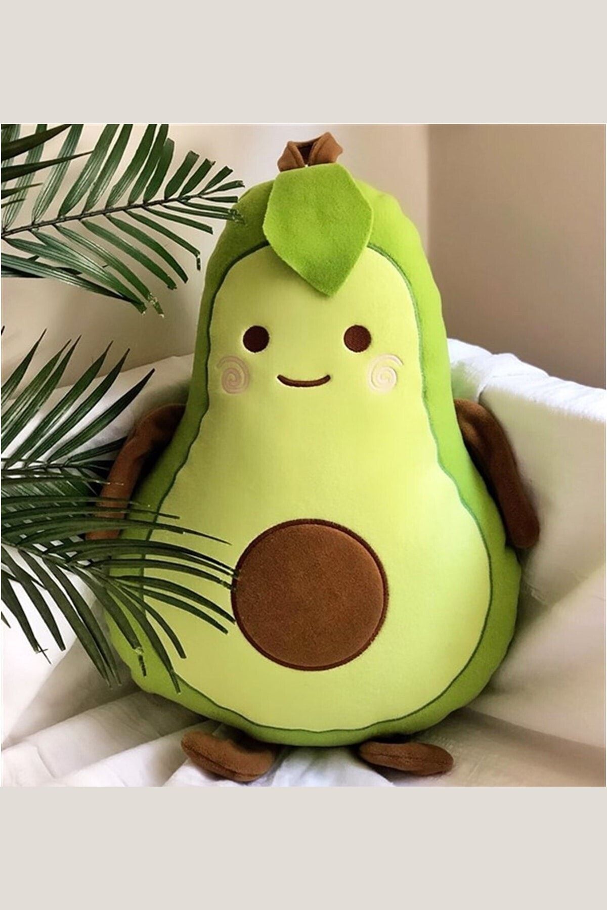 Markafox Avokado Yastık Peluş Pofuduk 50 cm