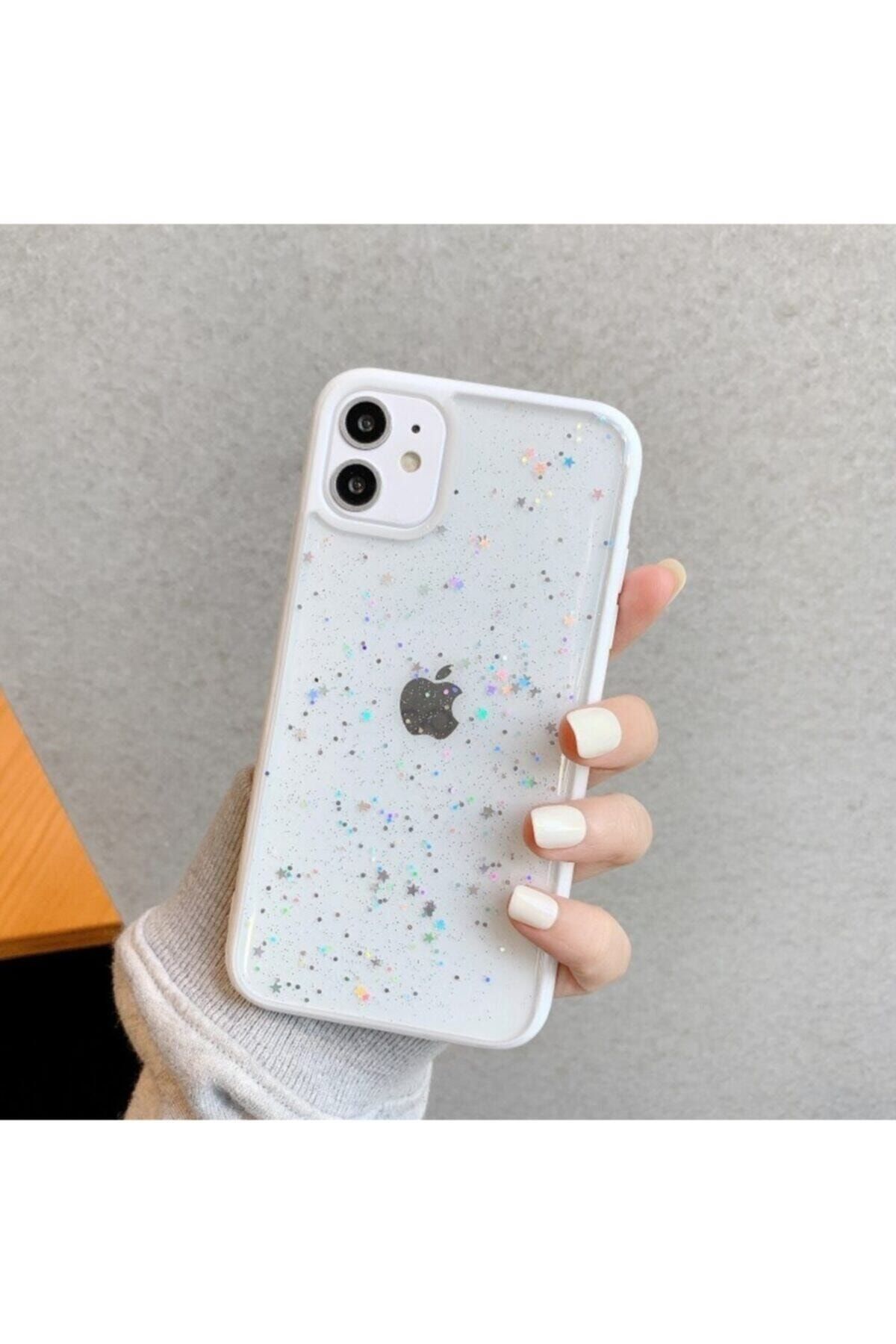 GAGA ELEKTRONİK Iphone 12 Ve 12 Pro Simli Silikon Arka Kapak