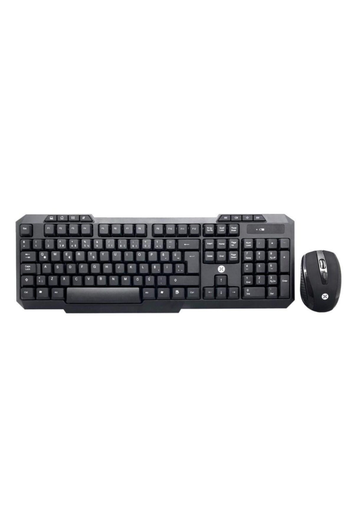 Dexim Km-317 Slim Kablosuz Klavye Mouse Seti - Siyah