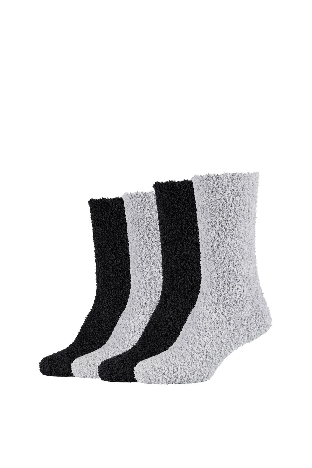 camano Socks - Plain - - Trendyol Black