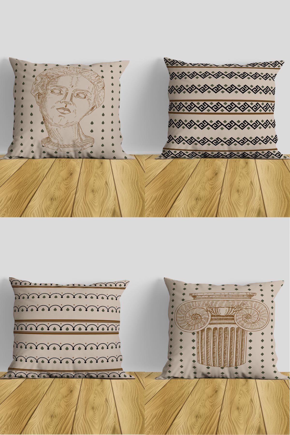 Belle Benoit Modern Design Digital Printed Gift Decorative 4 Piece