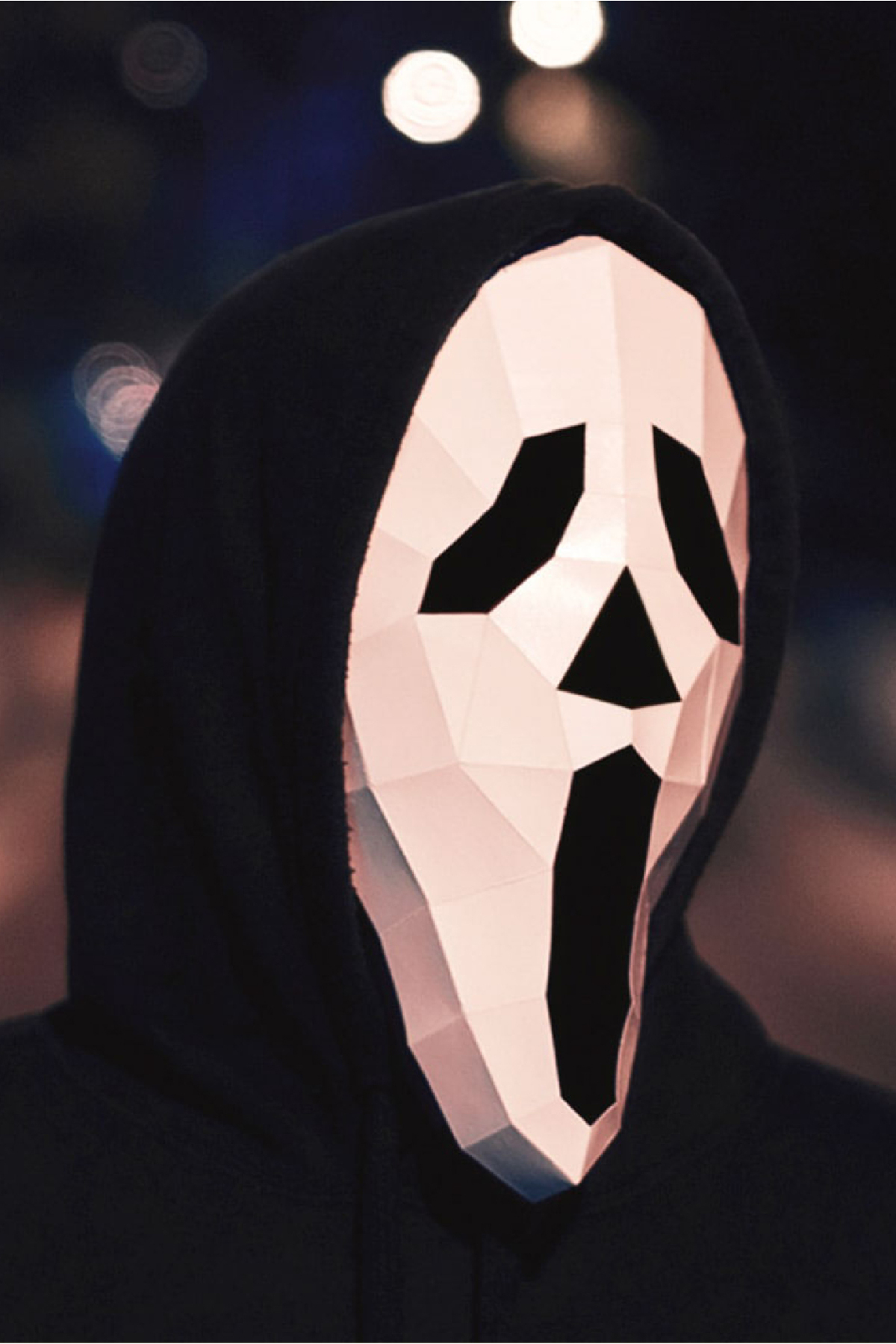 ماسک جیغ ماسک ترسناک هالووین دکور هالووین