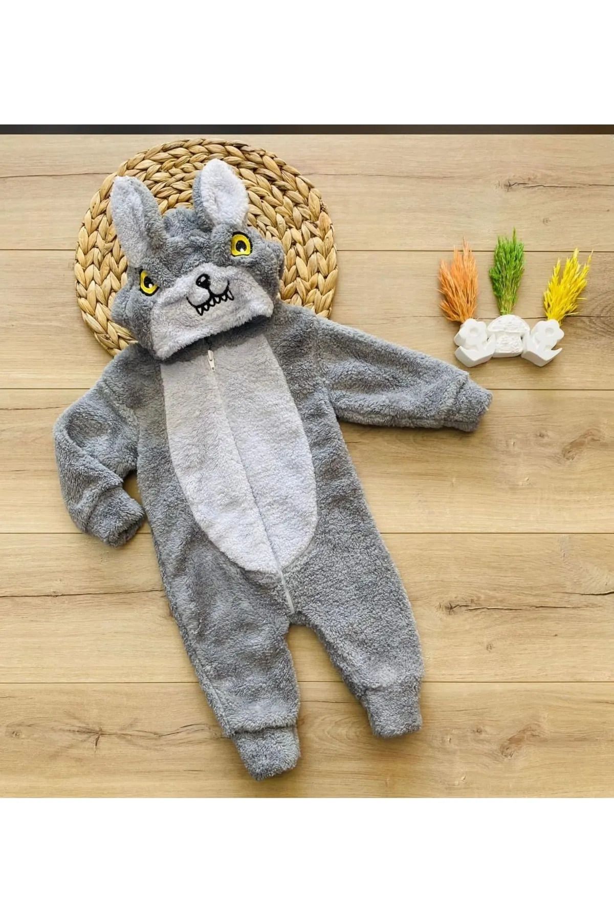Bilge Trend Wolf Costume Girls boys unisex Welsoft plush Wolf