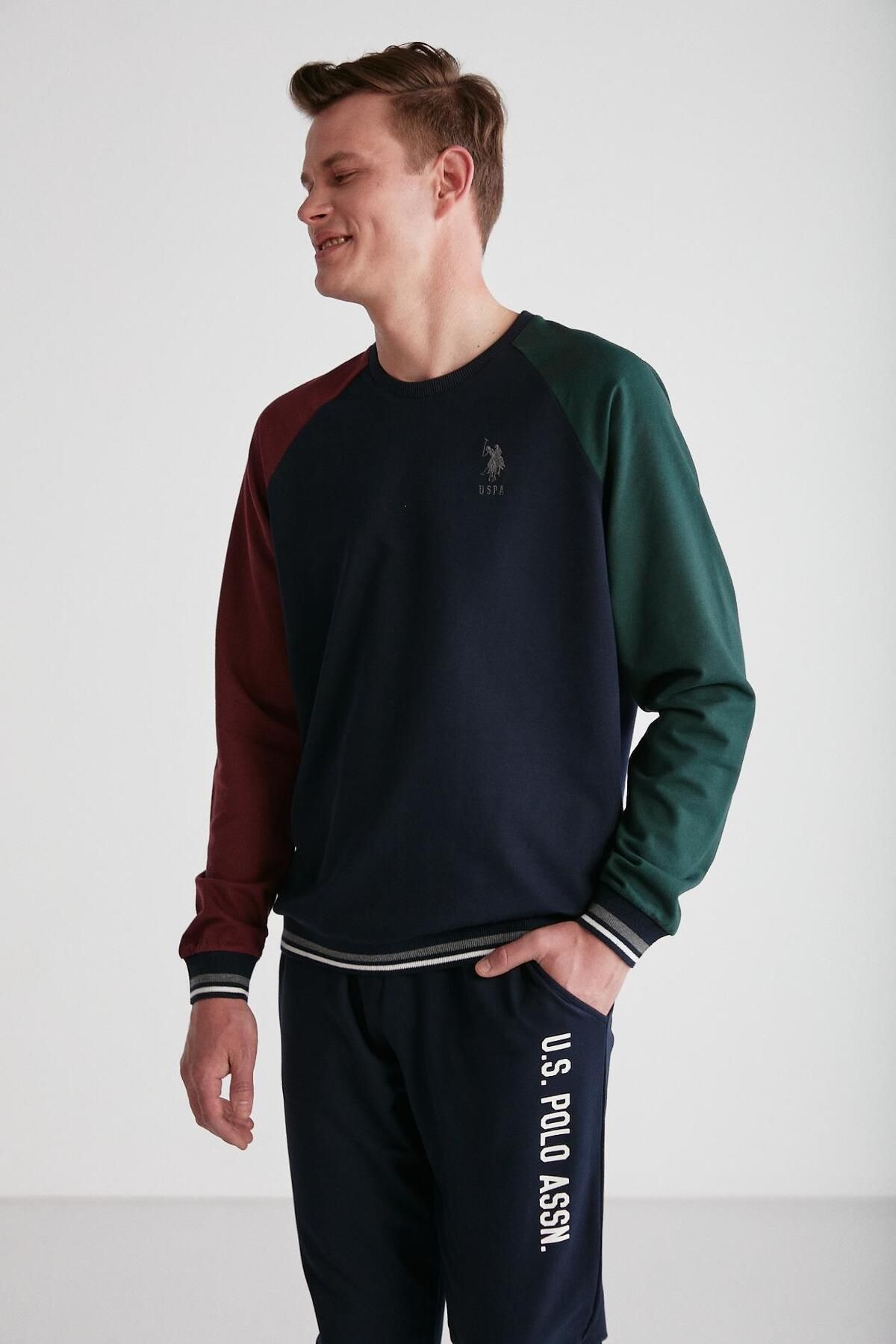 Polo sweatshirt and sweatpants set hotsell