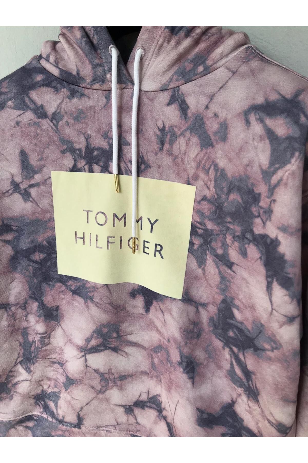 Tommy Hilfiger TH women box logo oversized sweatshirt hoodie