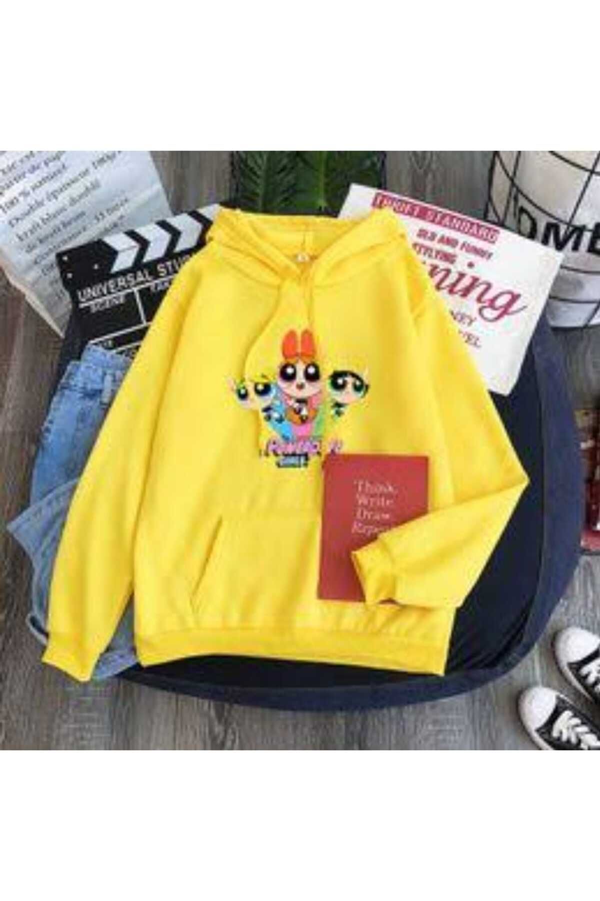 Powerpuff girl sweatshirt best sale trendyol