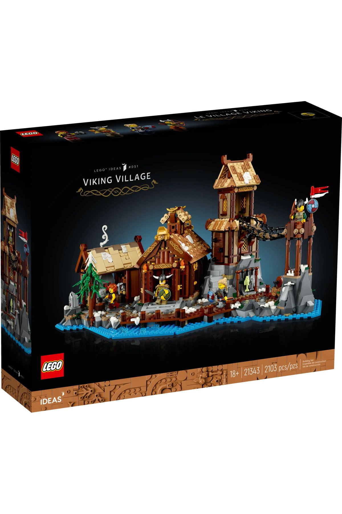 LEGO IDEAS 21343 Viking Village 2103 Pieces Trendyol