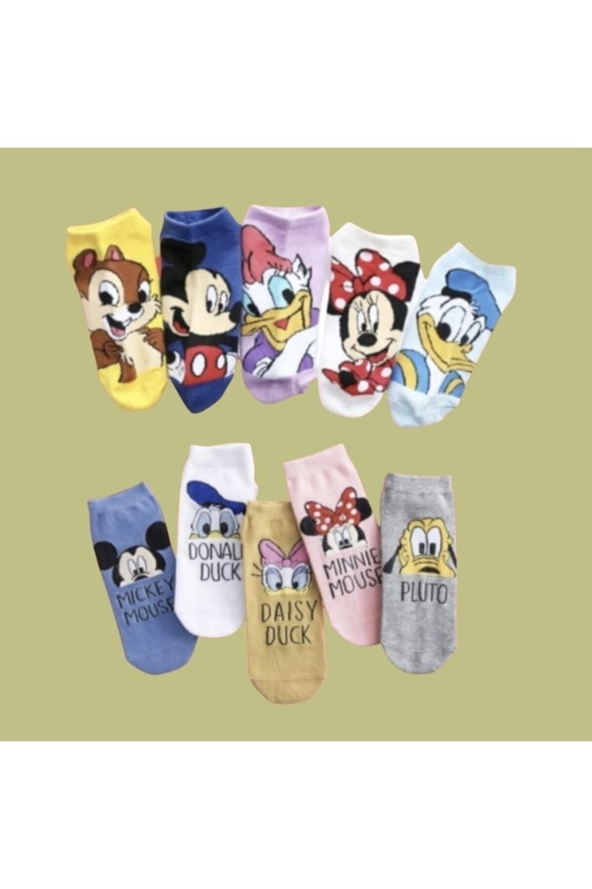 nder 10 Pairs Women s Cute Multicolor Cartoon Patterned Booties