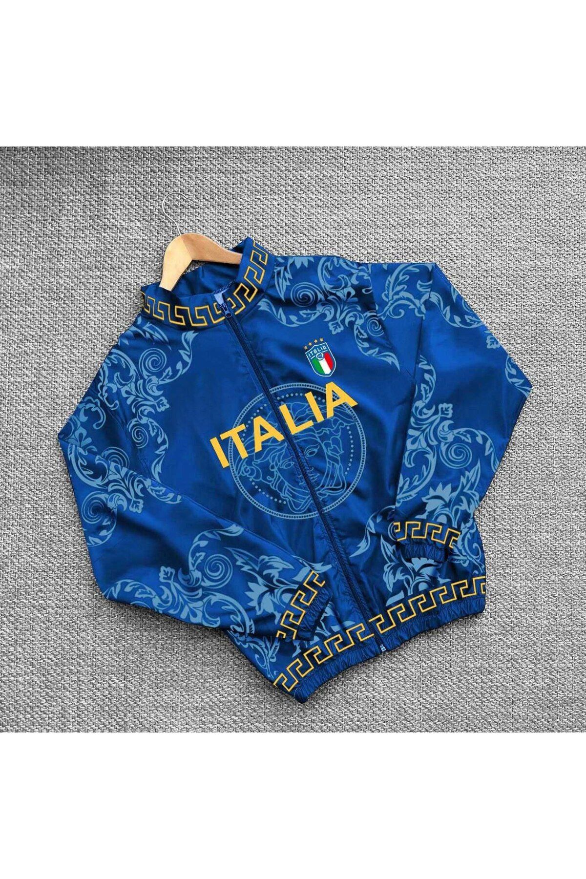 Kappa hot sale blue windbreaker