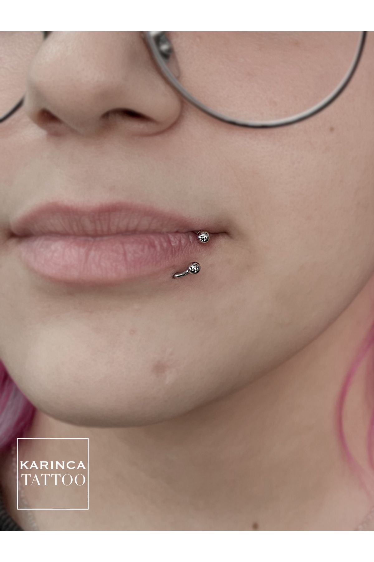 Kar nca Piercing Half Ring 8 mm Ear Tragus Septum Piercing Trendyol