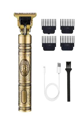 Vintage T9 Tıraş Makinesi Profesyonel Saç Sakal Düzeltme Makinesi Image 3