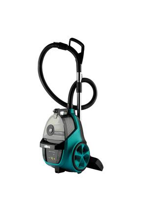 Maxtron Premium Torbasız Elektrikli Süpürge Siyah - Sedefli Mavi Image 2