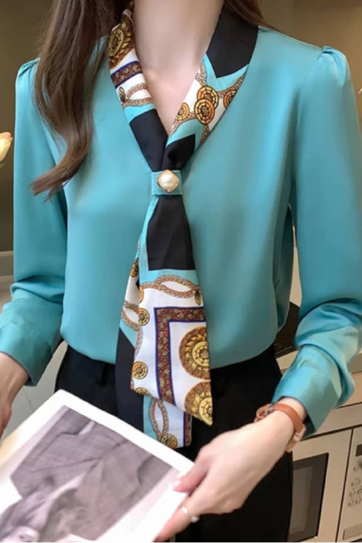 How to wear a scarf with a collared shirt new arrivals