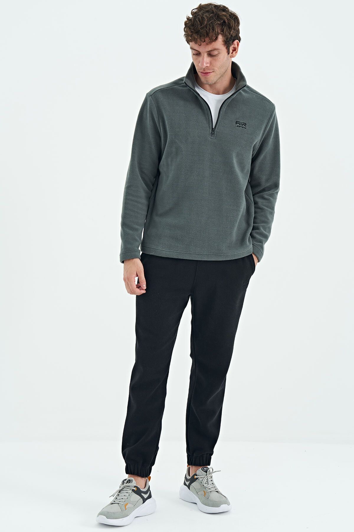 River a la Dik Yaka Erkek Polar Sweatshirt 88310