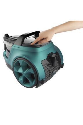 Maxtron Premium Torbasız Elektrikli Süpürge Siyah - Sedefli Mavi Image 6