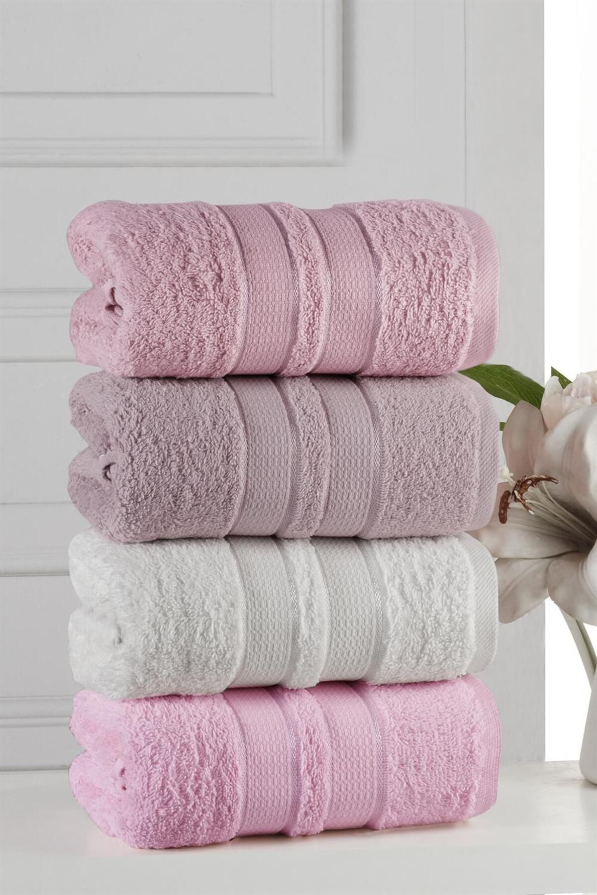 Pink store face towels