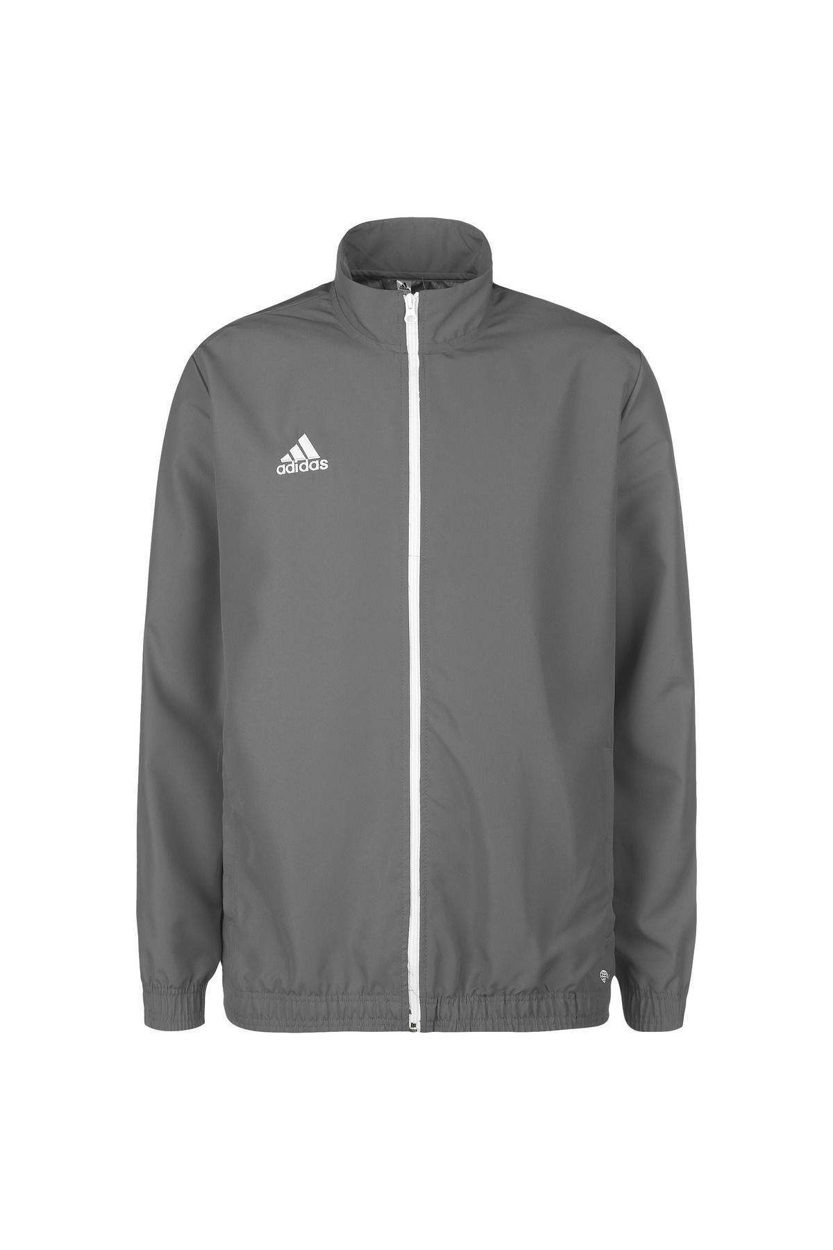 Adidas jacket grey and black hotsell