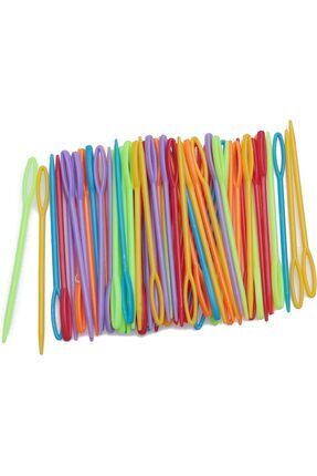 20 Adet 9 cm Boyutlarında Karışık Plastik Yün Iğne Image 4