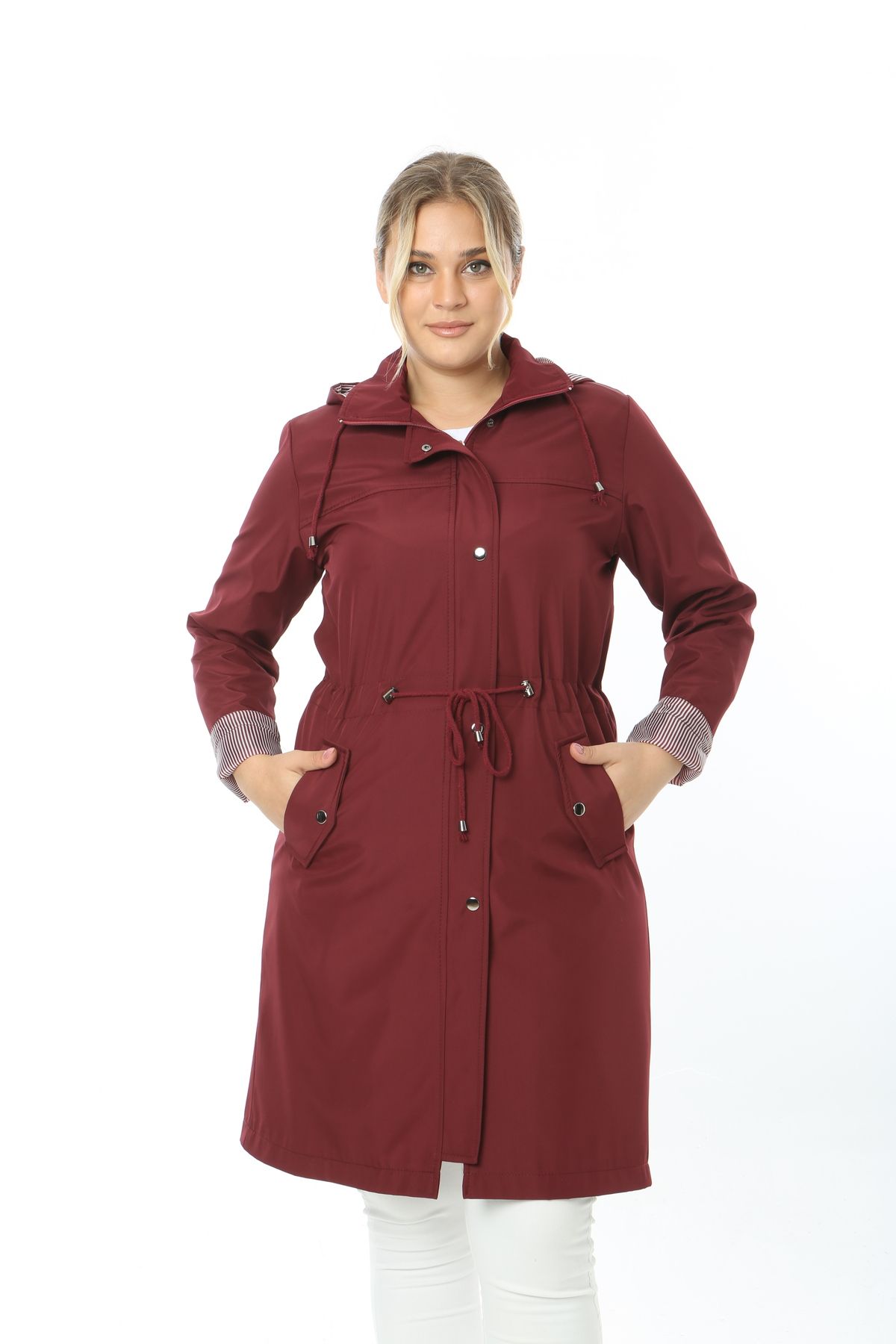 Plus size hotsell lined trench coat