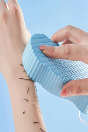 Banyo Kesesi Vücut Duş Süngeri Sihirli Vücut Lifi Ölü Deri Sökücü Sünger Vücut Masaj Fırçası Image 1