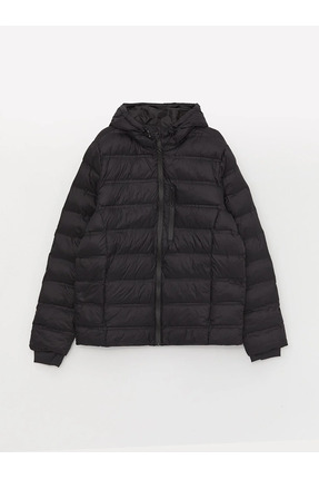 LCW Active Rahat Kalıp Kapüşonlu Erkek Şişme Mont Image 1