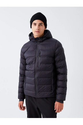 LCW Active Rahat Kalıp Kapüşonlu Erkek Şişme Mont Image 0