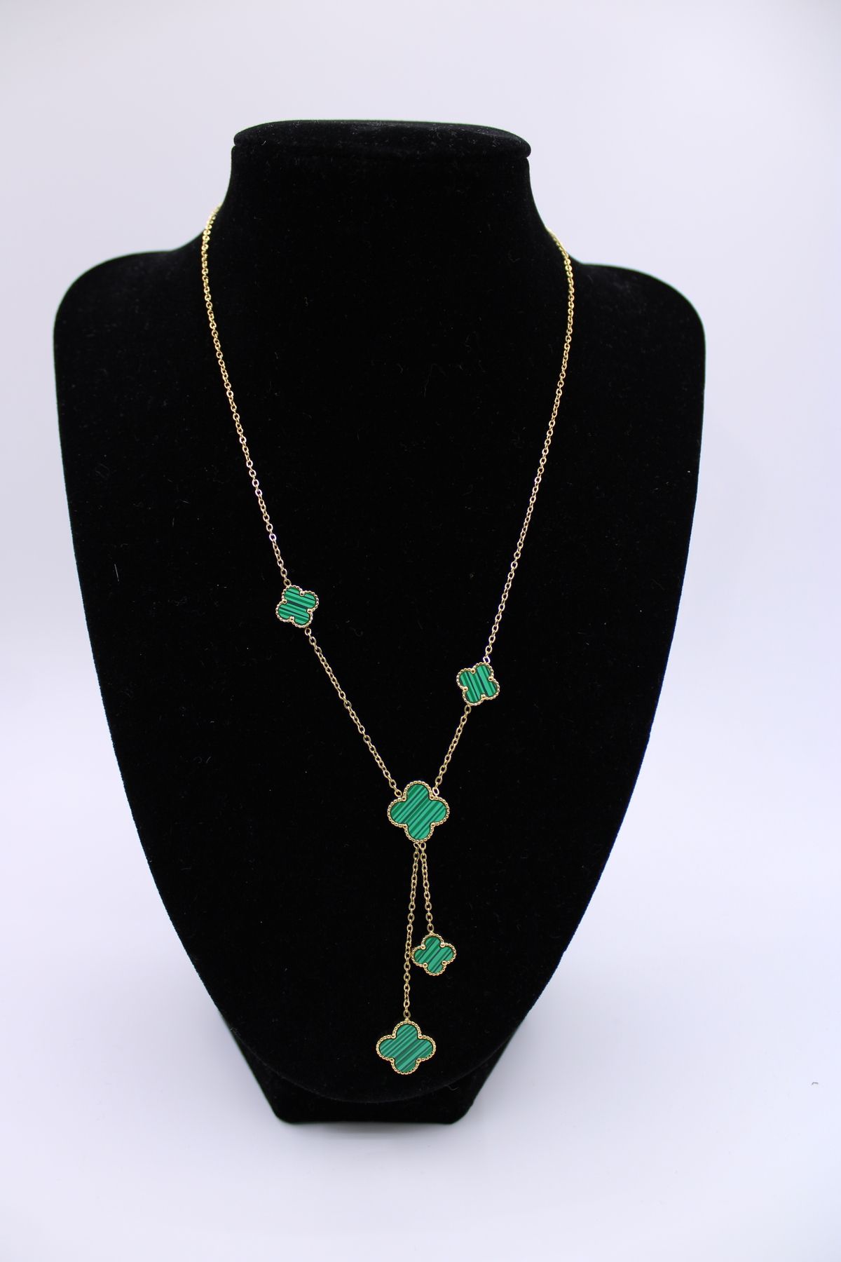 Green and outlet black necklace