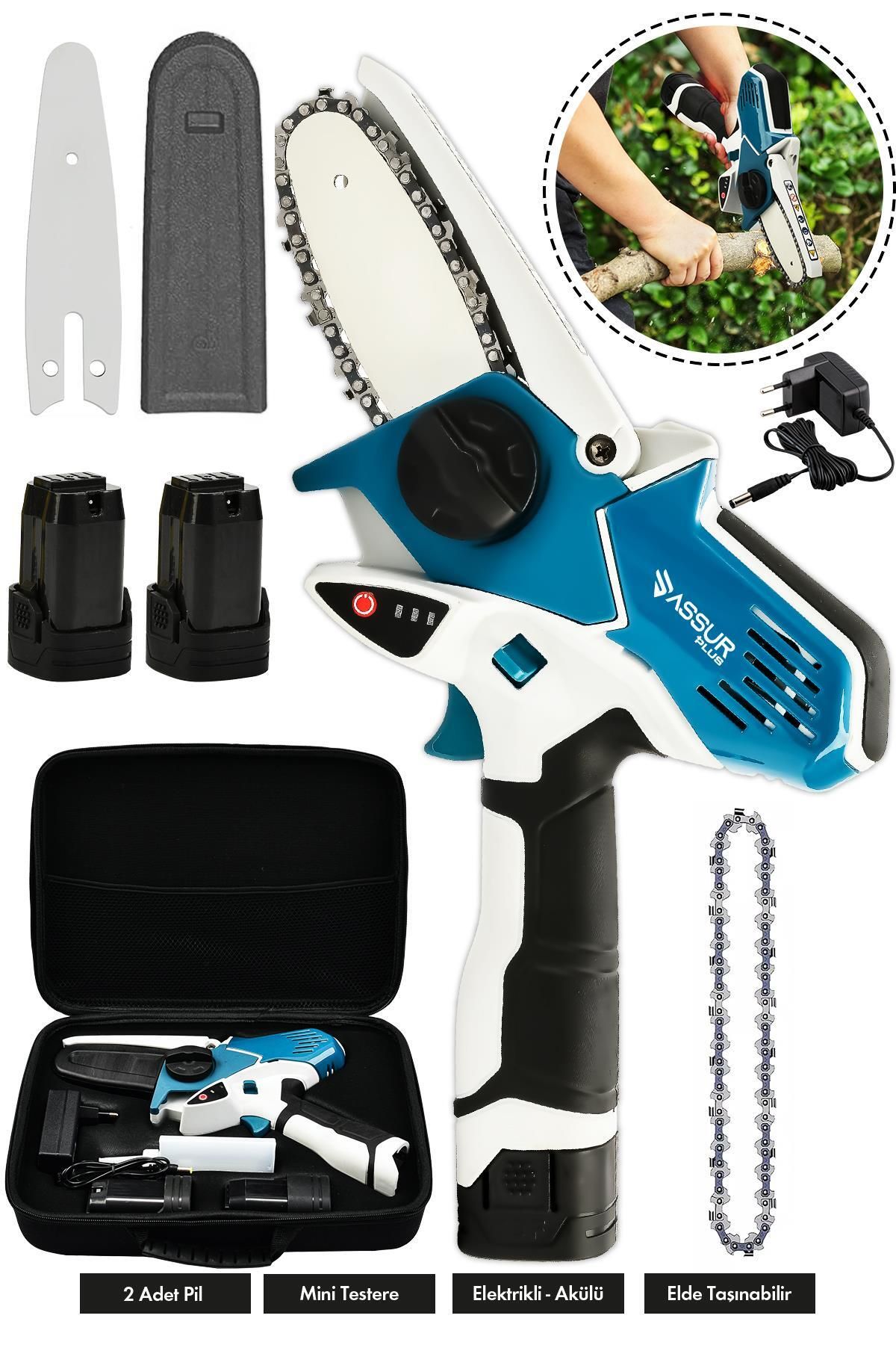 Cordless hand clearance saw for pruning