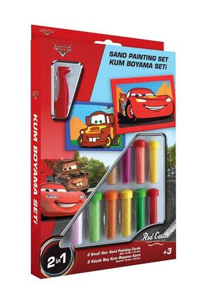Disney (LİGHTNİNG &MATER) Eğitici Ve Eğlenceli Kum Boyama Seti-red Castle Ds-05 Image 0