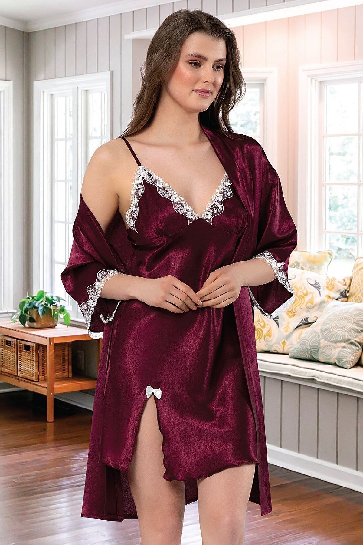 Nightdress and dressing gown sets clearance