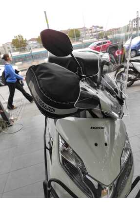 ASGARDI Activa Scooter Kürklü El Koruma Premium Elcik Rüzgarlık Içi Yünlü Su Geçirmez Reflektörlü Image 0