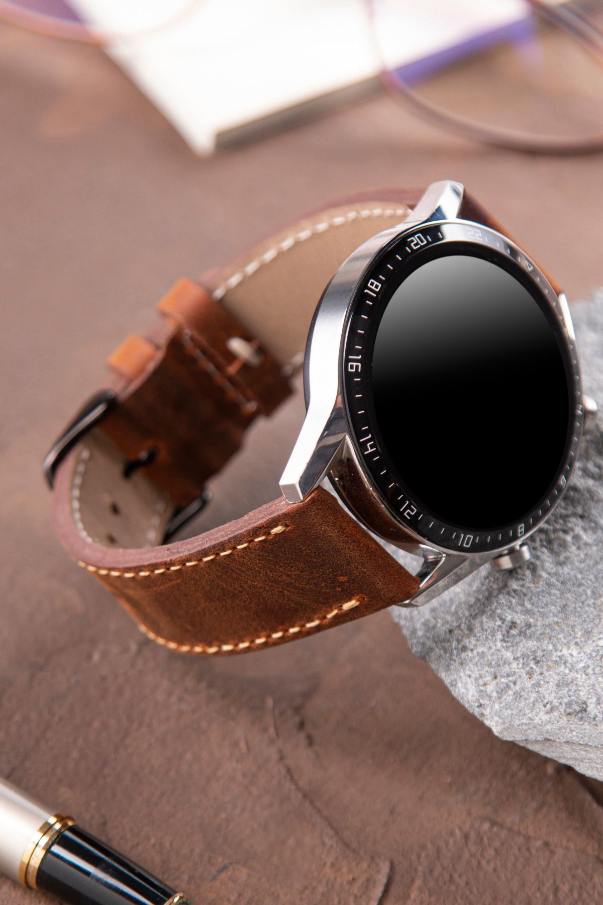 vagave Huawei Watch Leather Band Gt2 Gt2e Gt3 Gt3 Pro Active Watch