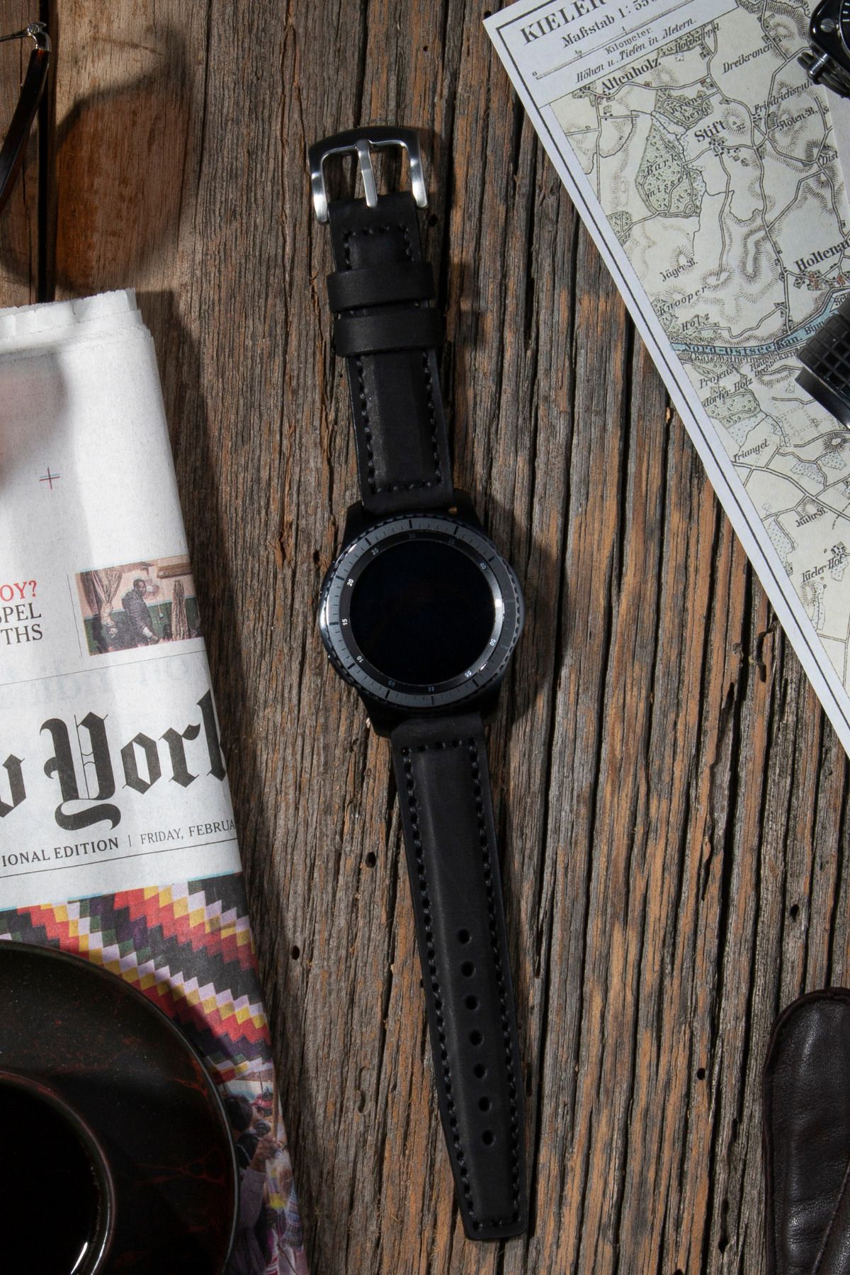 Samsung Watch Leather Band 3 Gear S3 Classic Frontier