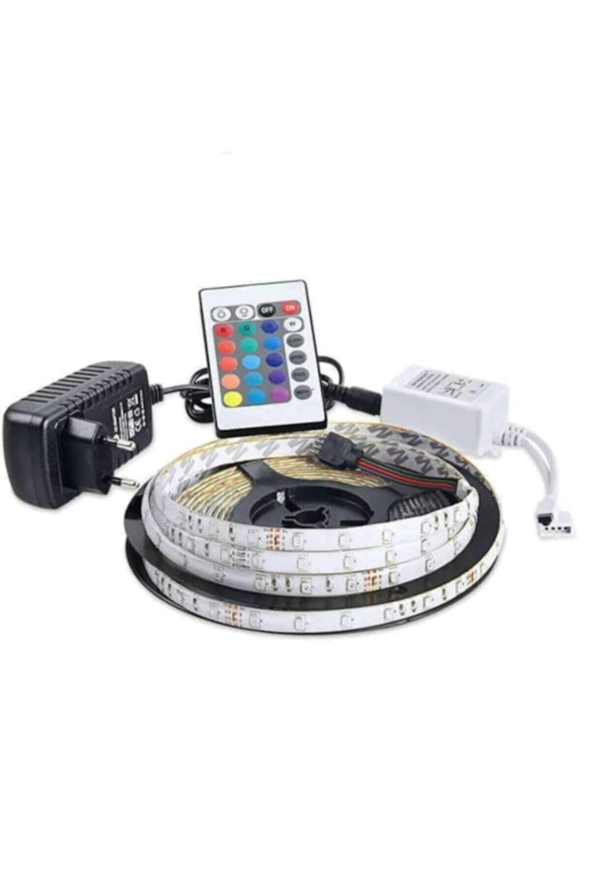 atalay 5 metre rgb serit led 16 renkli ic dis mekan kumandali set ampul fiyati yorumlari trendyol