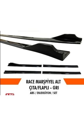 Marşpiyel Lipi Bıçak Flaplı Abs Plastik Gri Renk Kenarlı 4 Parça 210 Cm Image 1