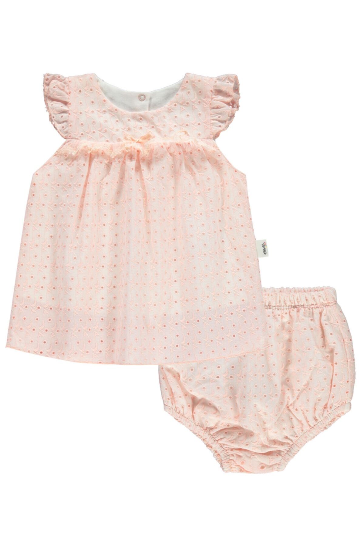 civil baby kiz bebek keten dantelli takim 6 18 ay somon fiyati yorumlari trendyol