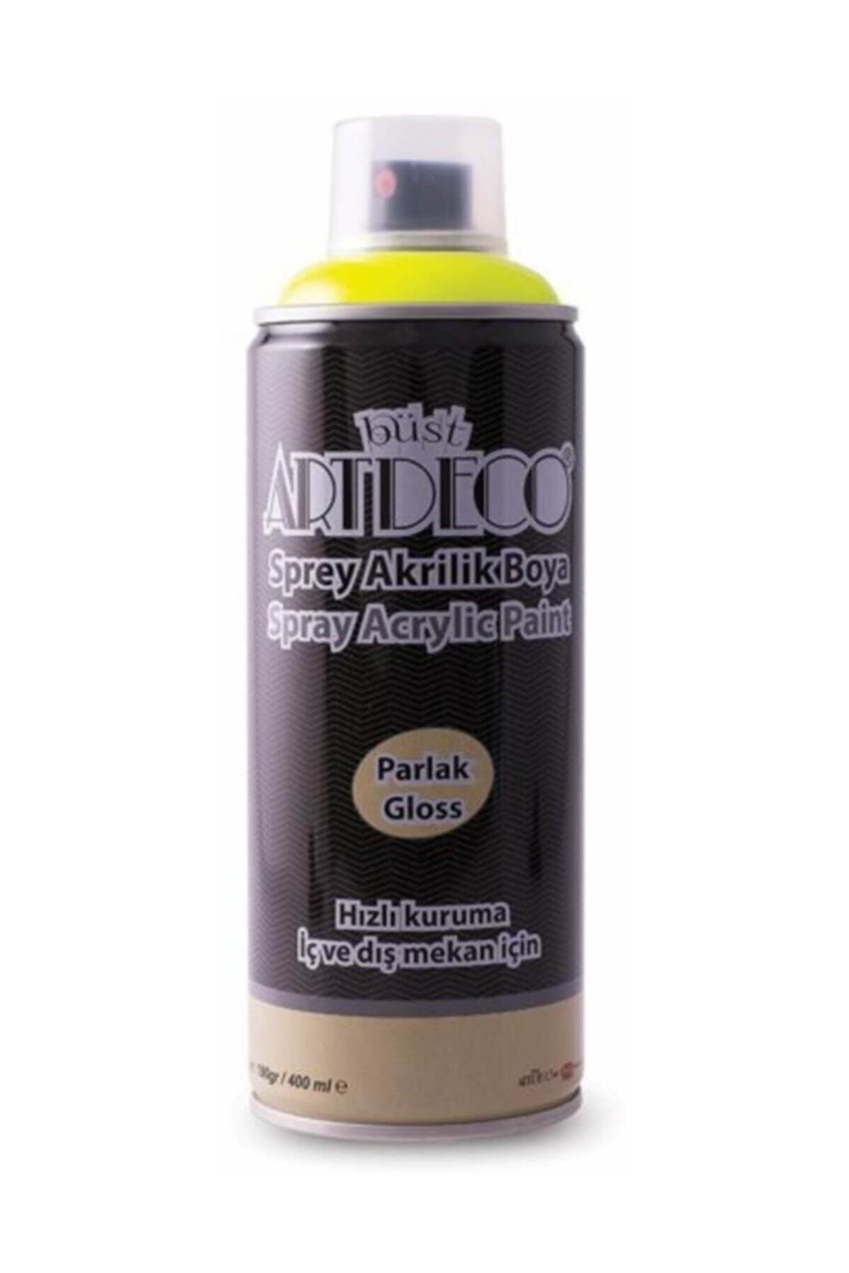artdeco akrilik sprey boya 400 ml neon sari fiyati yorumlari trendyol