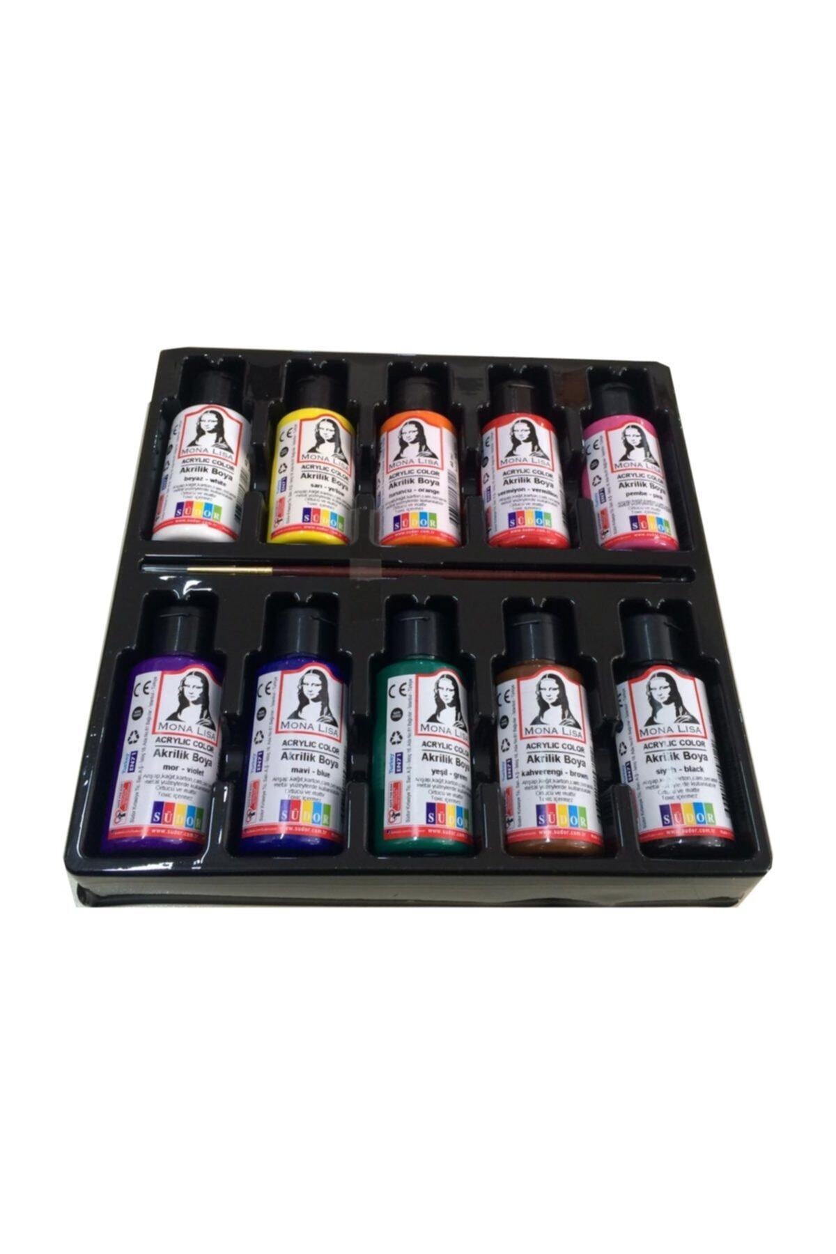 monalisa mona lisa akrilik boya 10 lu set 10 40 ml fiyati yorumlari trendyol