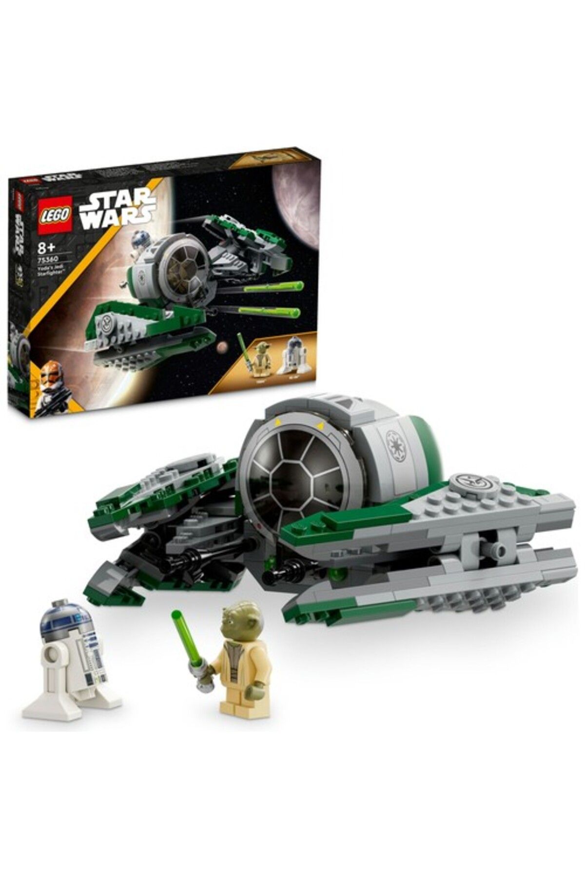 LEGO Star Wars Yoda’nın Jedi Starfighter’ı 75360 Oyuncak Yapım S (253 PARÇA)