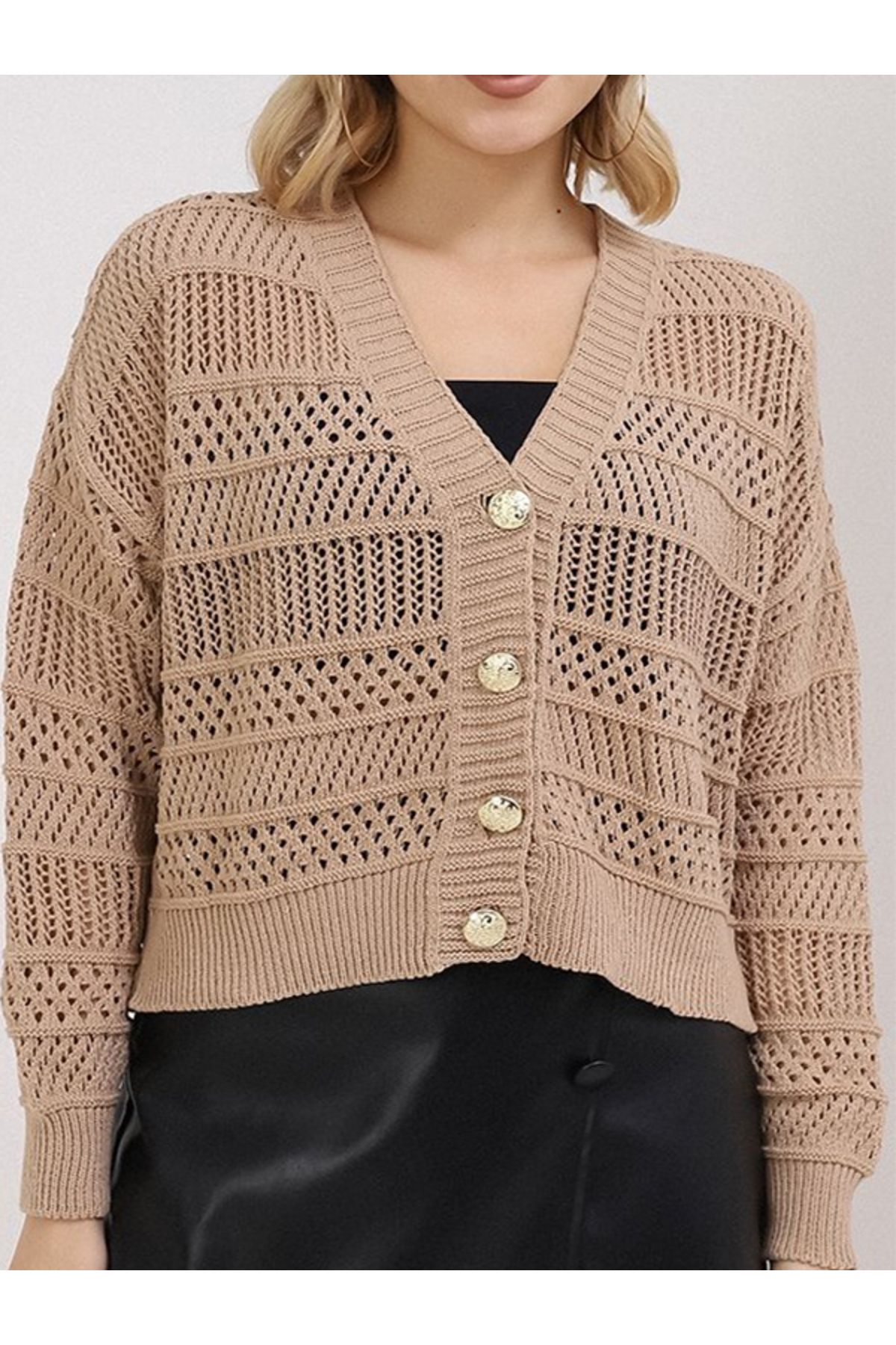 Dark beige deals cardigan