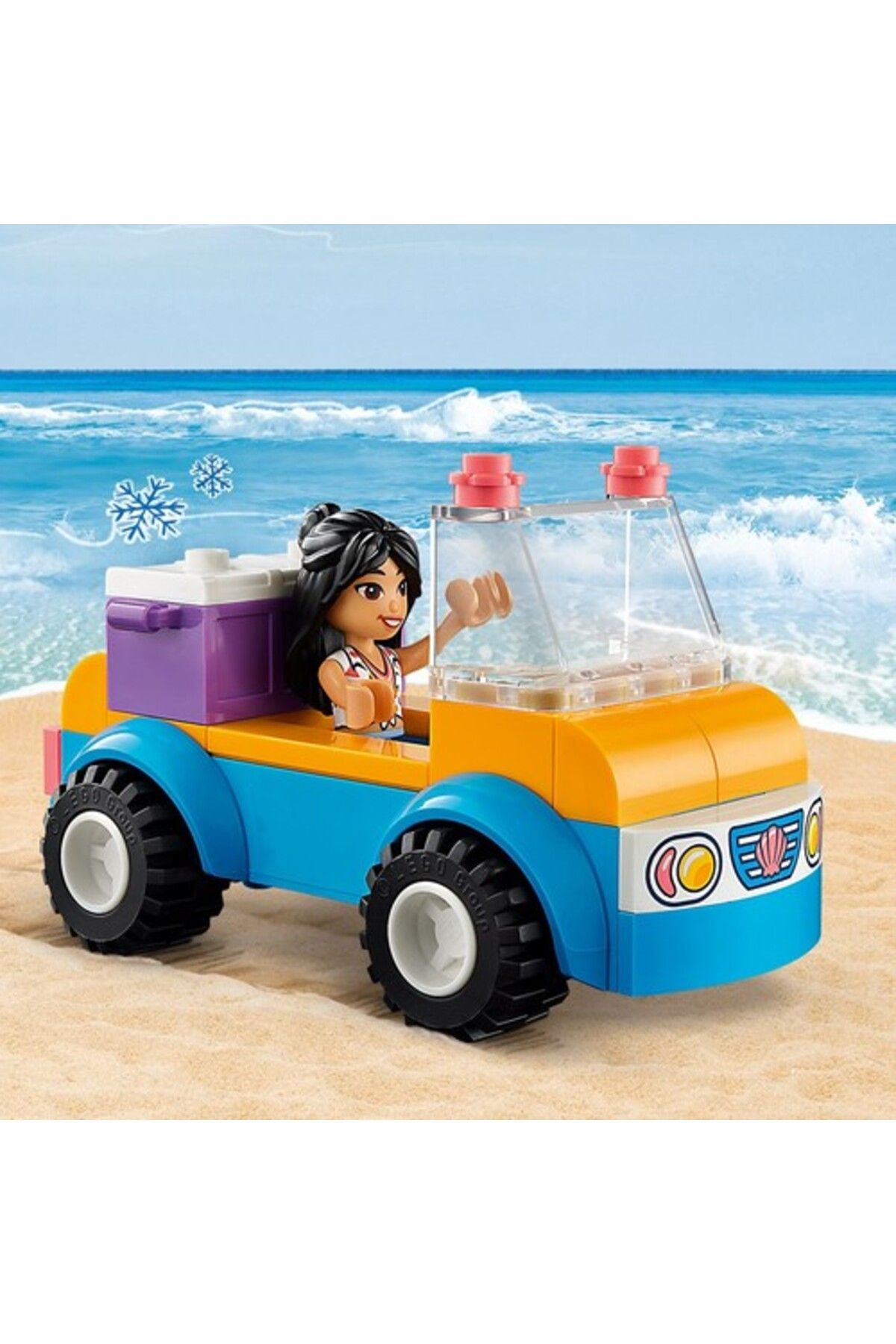 Lego friends beach car store