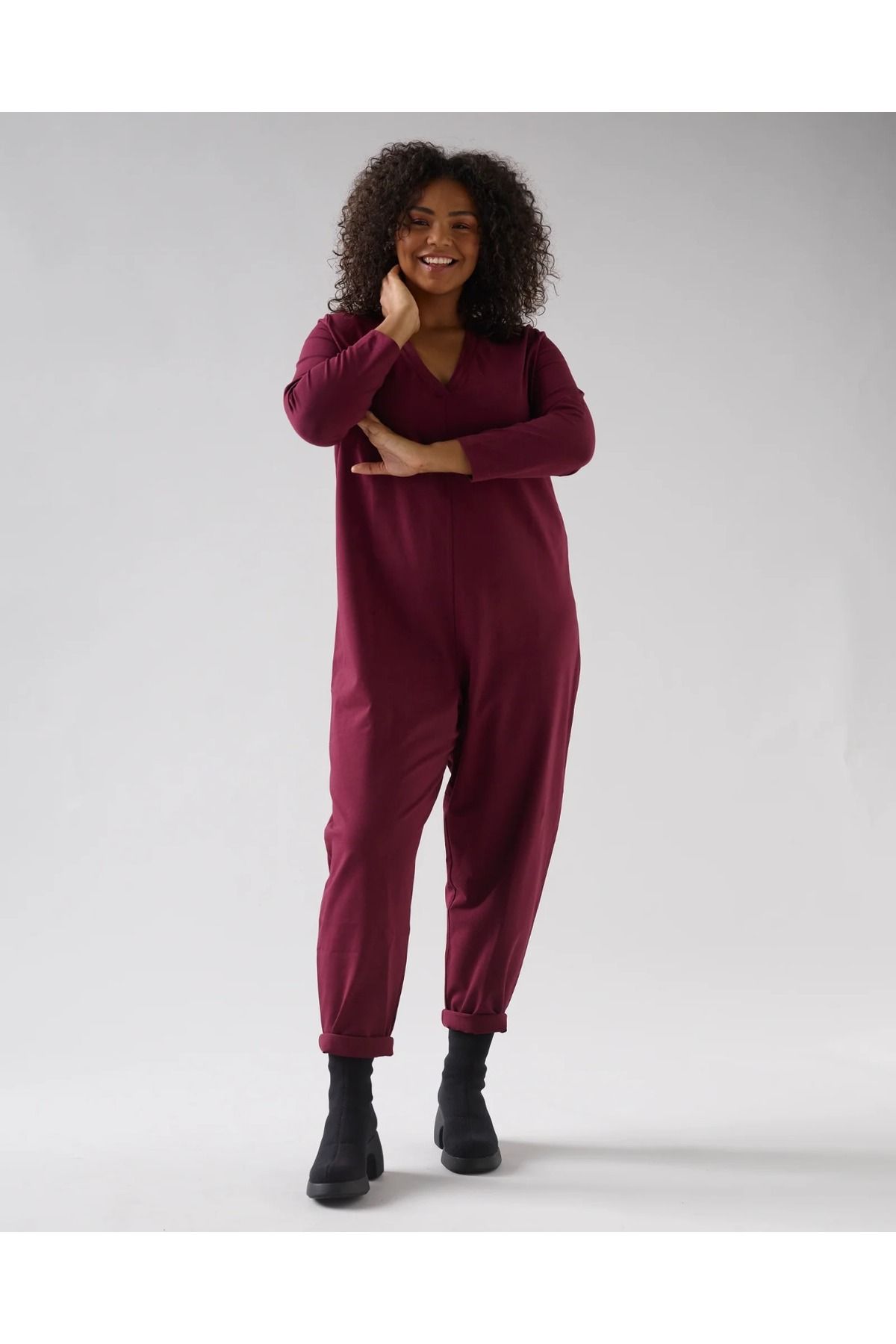 MEGHAN L.A Plus Size Pregnant Postpartum Organic Cotton Fabric