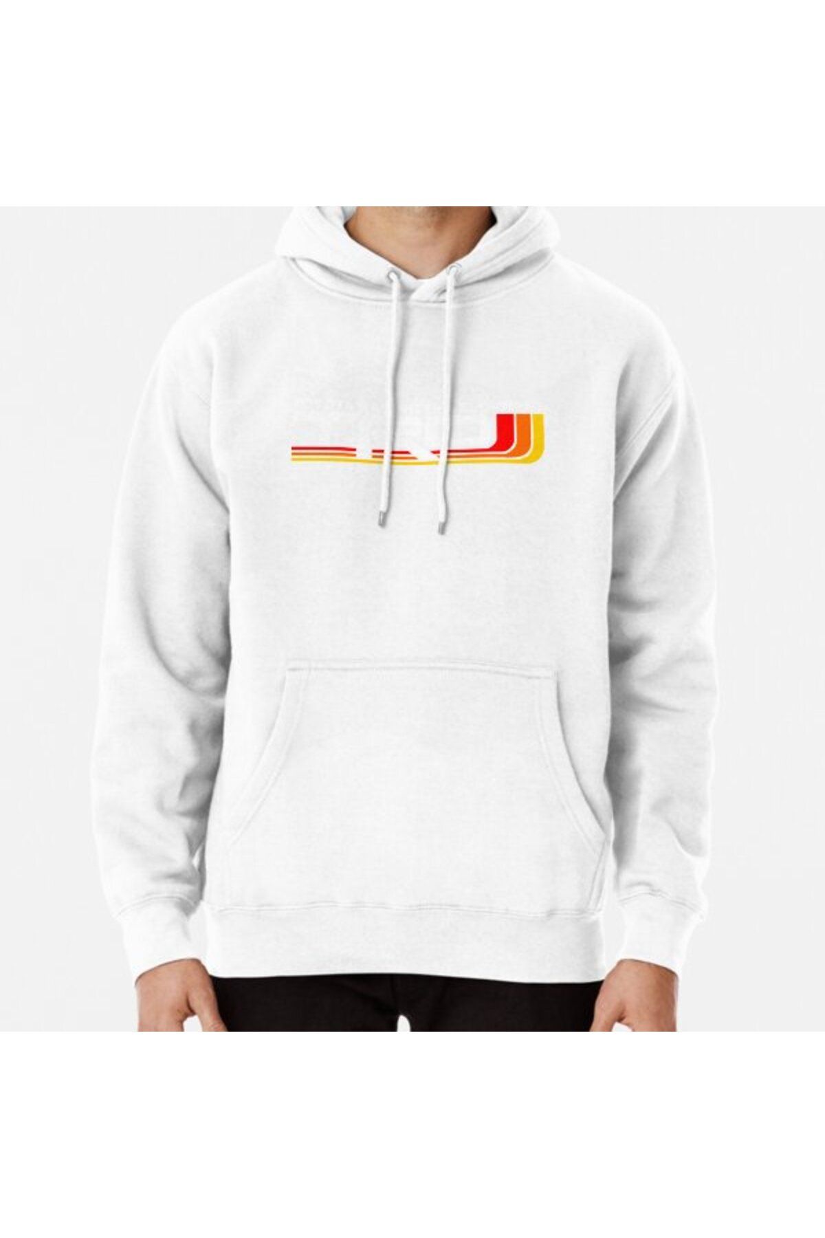 ZOKAWEAR TOYOTA TRD Retro Heritage Style White Hooded Sweatshirt