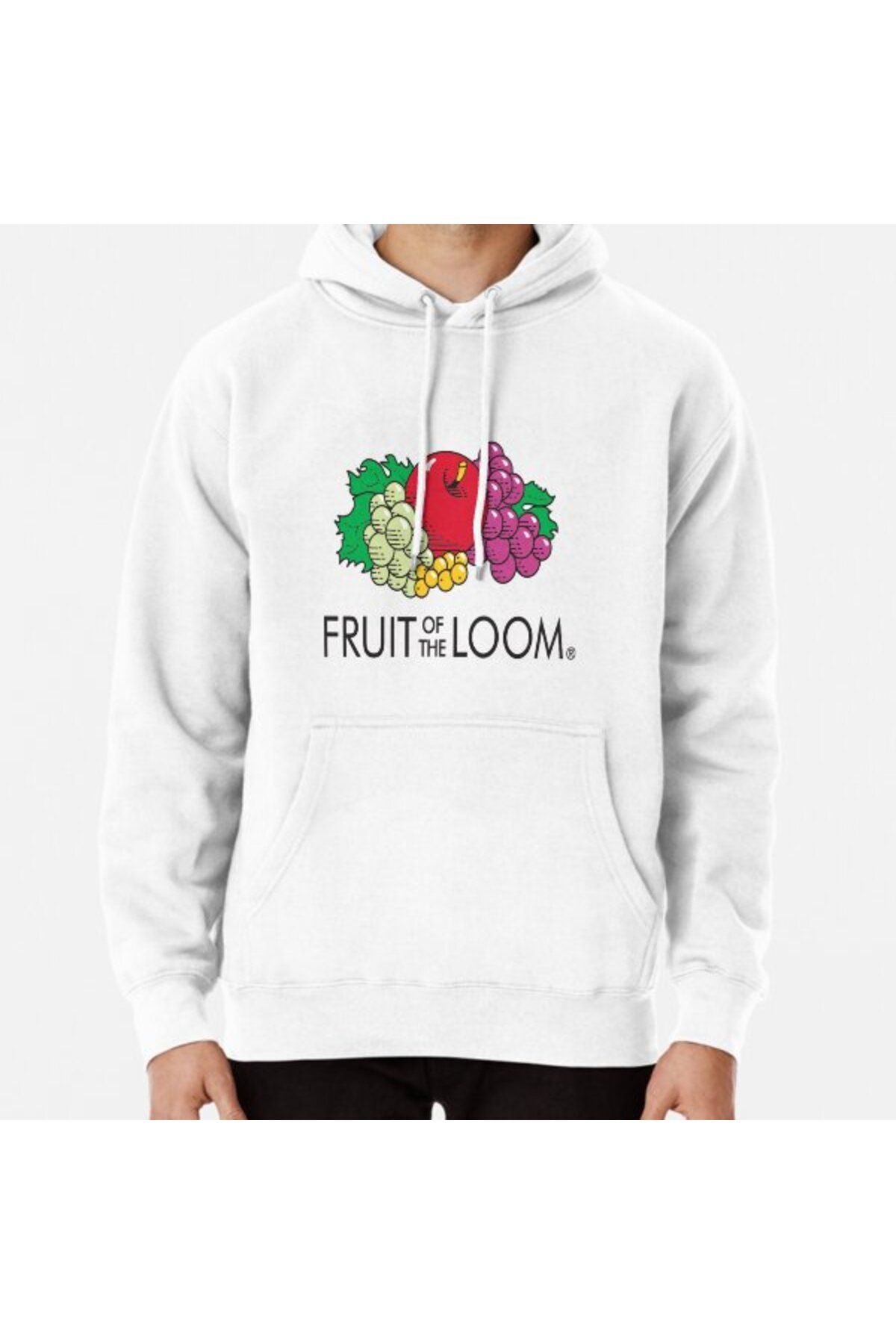 Fruit of the deals loom white hoodie