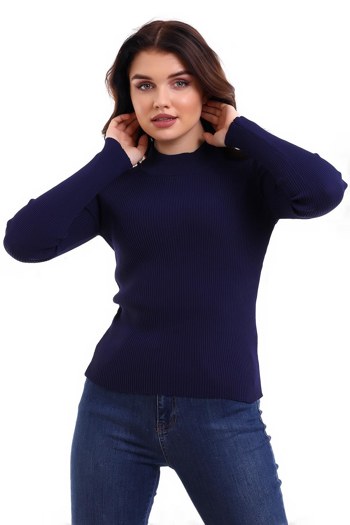 Navy fishermans jumper womens sales