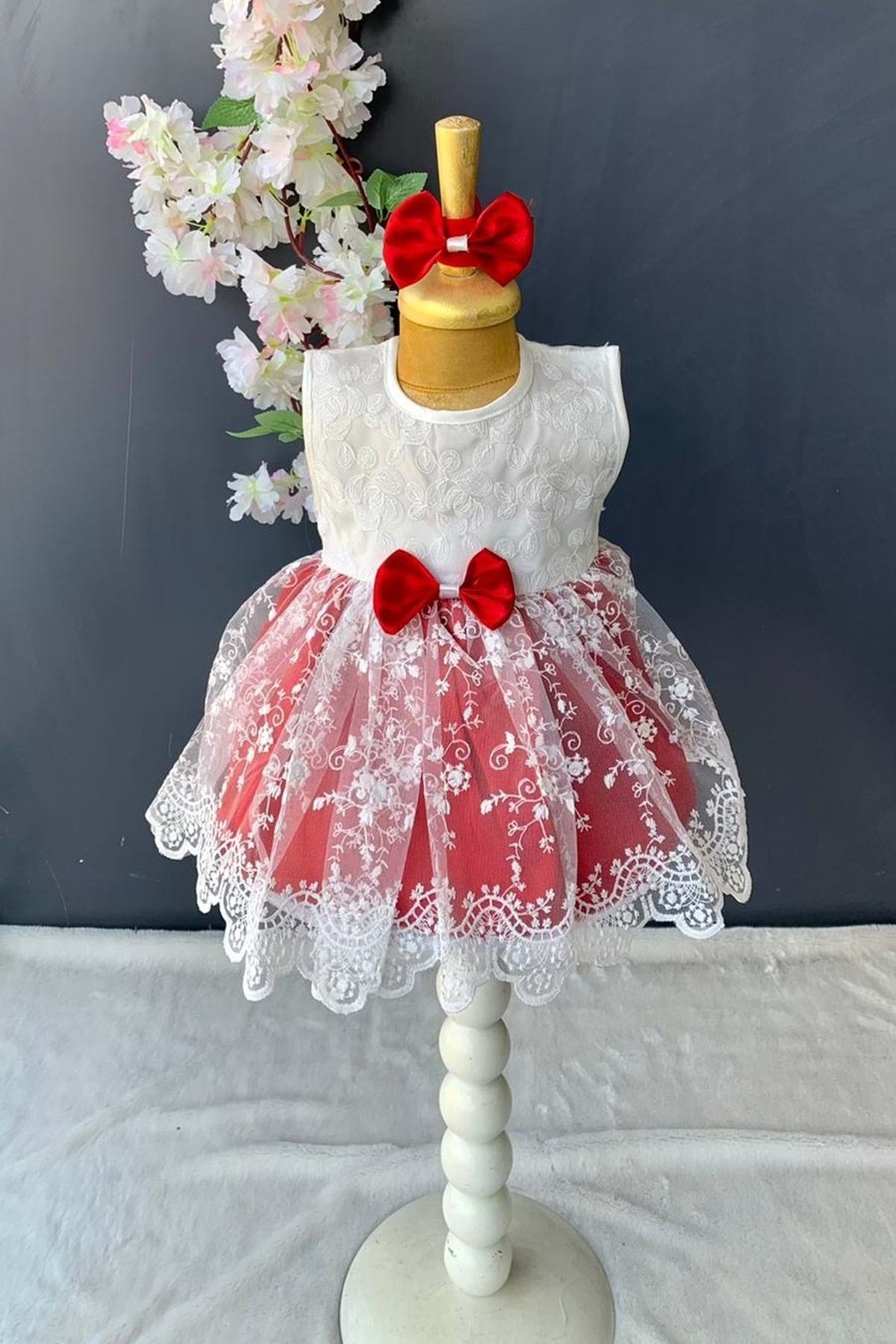Baby frock store with hair band