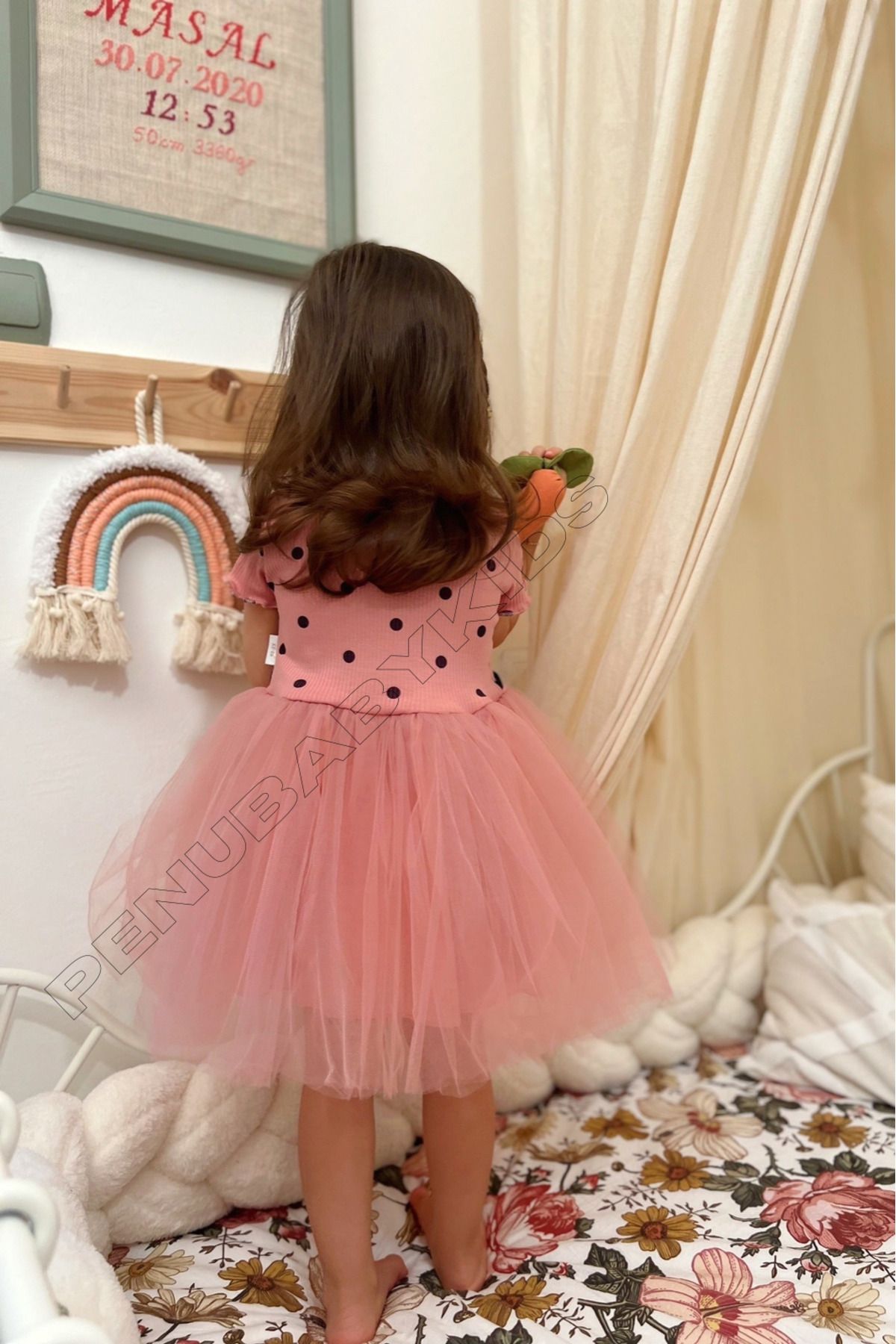 Dusty rose baby girl dress deals