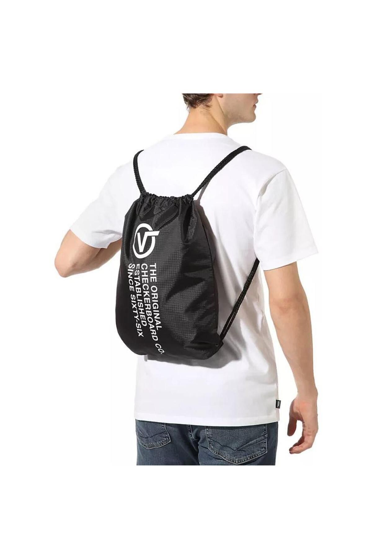Drawstring top bag vans