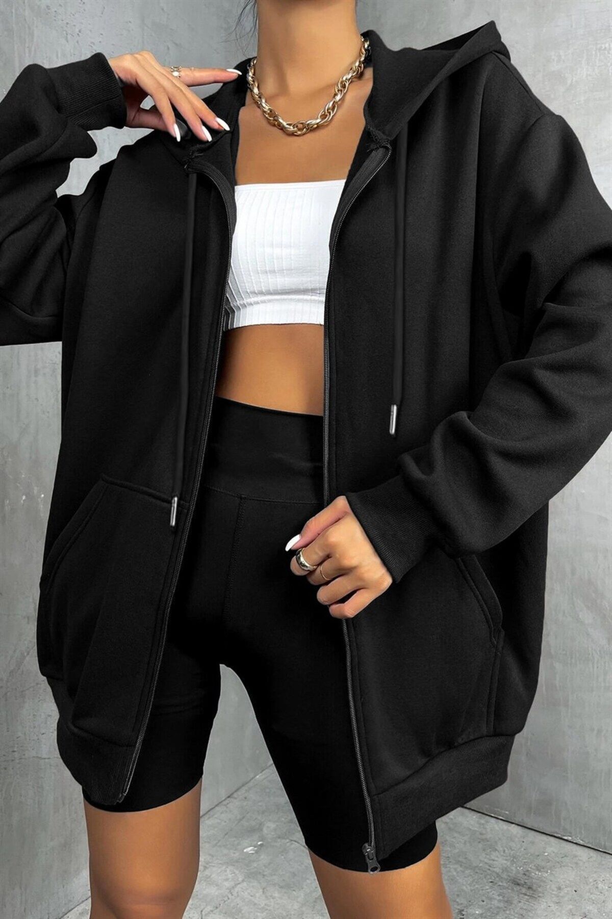 Oversized store thick hoodie